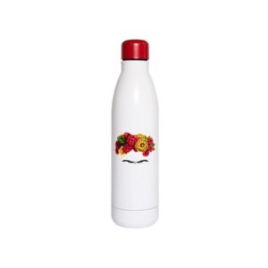 Μεταλλικός Θερμός  500ml Frida Kahlo White