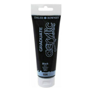Ακρυλικά χρώματα Daler Rowney Graduate Acrylic 120ml Black 026