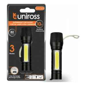 Uniross επαναφορτιζόμενος φακός LED τσέπης - ULFL013