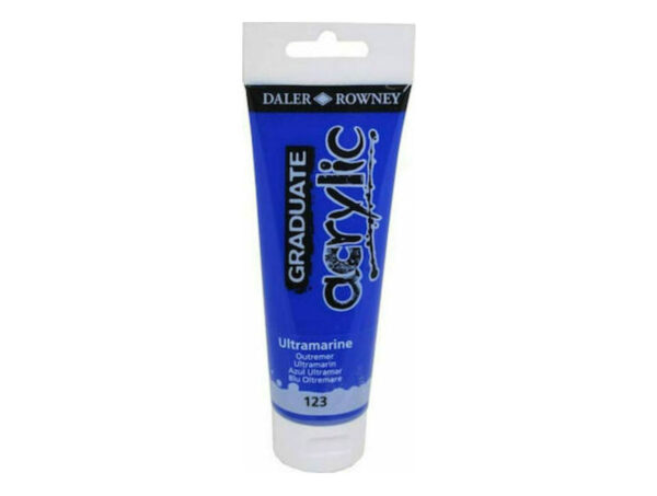 Ακρυλικά χρώματα Daler Rowney Graduate Acrylic 120ml Ultramarine Blue 123