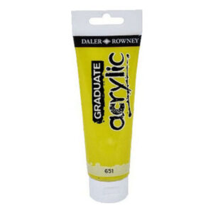 Ακρυλικά χρώματα Daler Rowney Graduate Acrylic 120ml Lemon Yellow 651