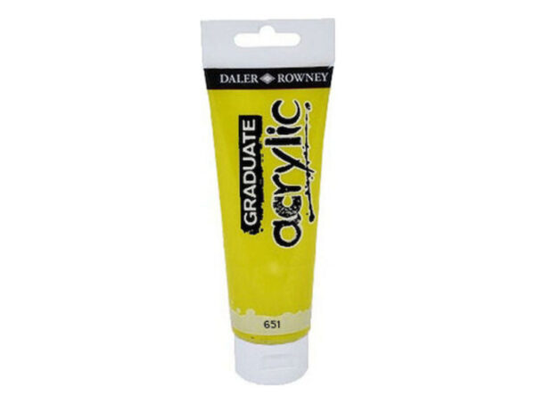 oie_iRgnpHKiMSHn Ακρυλικά χρώματα Daler Rowney Graduate Acrylic 120ml Lemon Yellow 651
