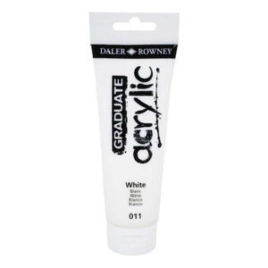 Ακρυλικά χρώματα Daler Rowney Graduate Acrylic 120ml Titanium White 011
