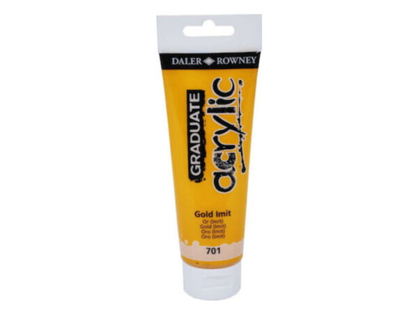 oie_qs3C0eFGlGtu Ακρυλικό Χρώμα Daler Rowney 120ml Gold - 701