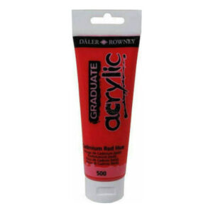 Ακρυλικά χρώματα Daler Rowney Graduate Acrylic 120ml Cadmium Red Hue 500