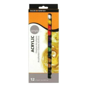 DALER ROWNEY SIMPLY ACRYLIC TUBES 12ml 12ΤΕΜ