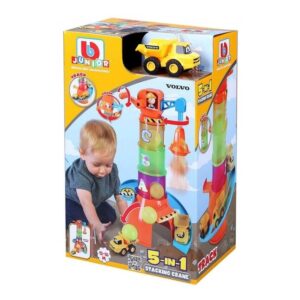 ΓΕΡΑΝΟΣ ΣΤΟΙΒΑΞΗΣ 5 ΣΕ 1 ΜΕ ΦΟΡΤΗΓΟ -  BURAGO BB JUNIOR STACKING CRANE 16-88605
