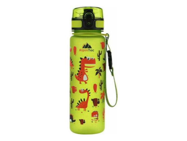 oie_QagkOmTz8mNV ALPINTEC ΠΑΓΟΥΡΙ BPA FREE 500ml GREEN DINO C-500GN-1 (4891321280419)