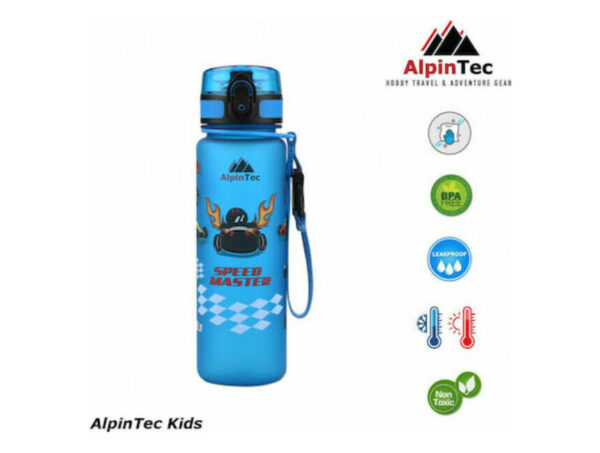ALPINTEC ΠΑΓΟΥΡΙ BPA FREE 500ml BLUE CARS C-500BE-CA (4897014860371)