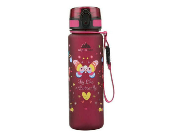 oie_vUQsyNorvHmn ALPINTEC ΠΑΓΟΥΡΙ BPA FREE 500ml RASBERRY BUTTERFLY C-500RS-BU (4891833450379)
