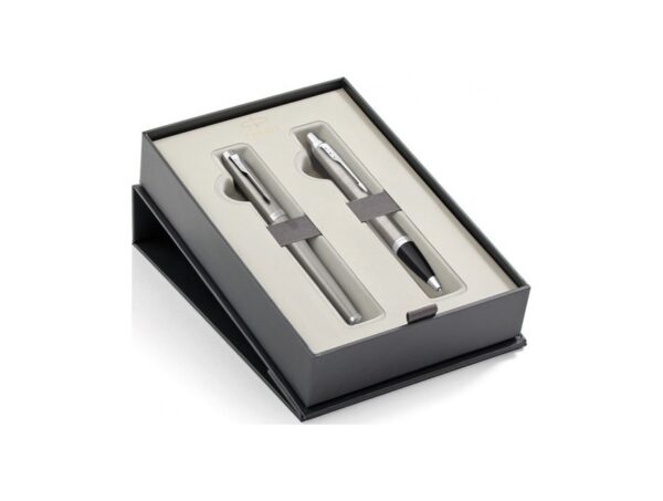 oie_Ae3hDzG84pNd Σετ Κασετίνα Δώρου Parker IM Essential Stainless Steel Chrome & Fountain Pen