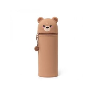 ΚΑΣΕΤΙΝΑ - ΜΟΛΥΒΟΘΗΚΗ LEGAMI SOFT SILICON PENCIL CASE 2 IN 1 KAWAII - TEDDY BEAR - KA0003