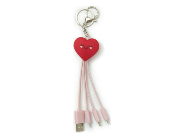 LEGAMI ΚΑΛΩΔΙΟ ΦΟΡΤΙΣΗΣ ΠΟΛΛΑΠΛΟ - LINK UP MULTIPLE CHARGING CABLE - HEART (UCC0007)