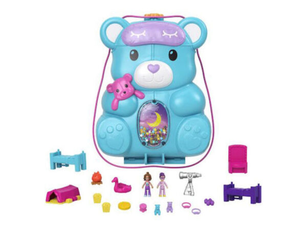 Polly Pocket Mini Trendy Τσαντάκι Teddy Bear Purse (GKJ63/HGC39)