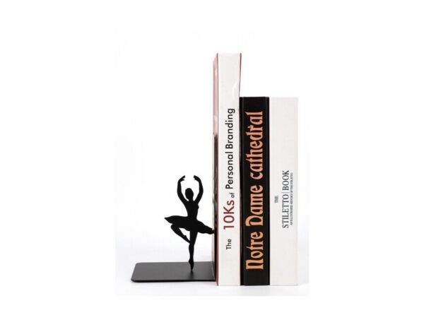 oie_nnRaJxcFkGDf Βιβλιοστάτης I-Total Ballerina 10x17x10cm Black - XL 2100