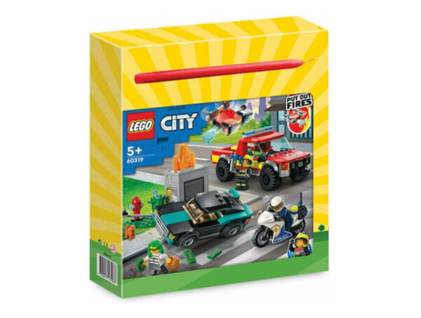 oie_rgdvsV4bOgGH LEGO City Λαμπάδα Fire Rescue And Police Chase - 60319