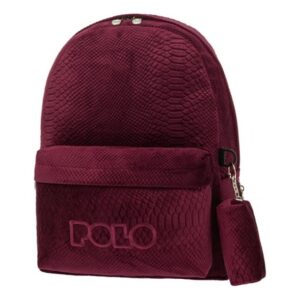 ΣΧΟΛΙΚΗ ΤΣΑΝΤΑ - ΣΑΚΙΔΙΟ ΠΛΑΤΗΣ POLO LIMITED EDITION ΜΠΟΡΝΤΟ 901125-3300