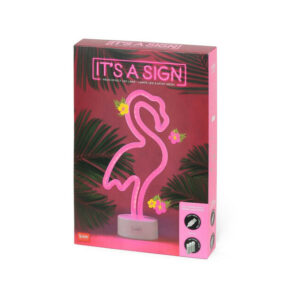 Legami Milano Διακοσμητικό Φωτιστικό Φλαμίνγκο Neon σε Ροζ Χρώμα LL0002