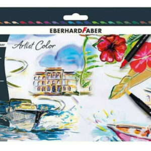 Μαρκαδόροι EBERHARD FABER με διπλή μύτη - πινέλο ΣΕΤ 24 ΧΡΩΜΑΤΑ - 558224